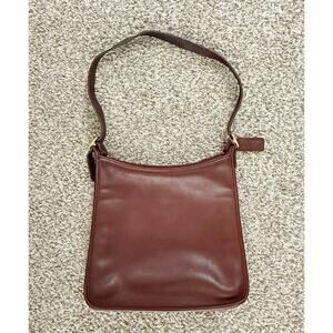 Extremely Rare Vintage Coach 9073 Andrea Slim Shoulder Bag Brown Made in USA